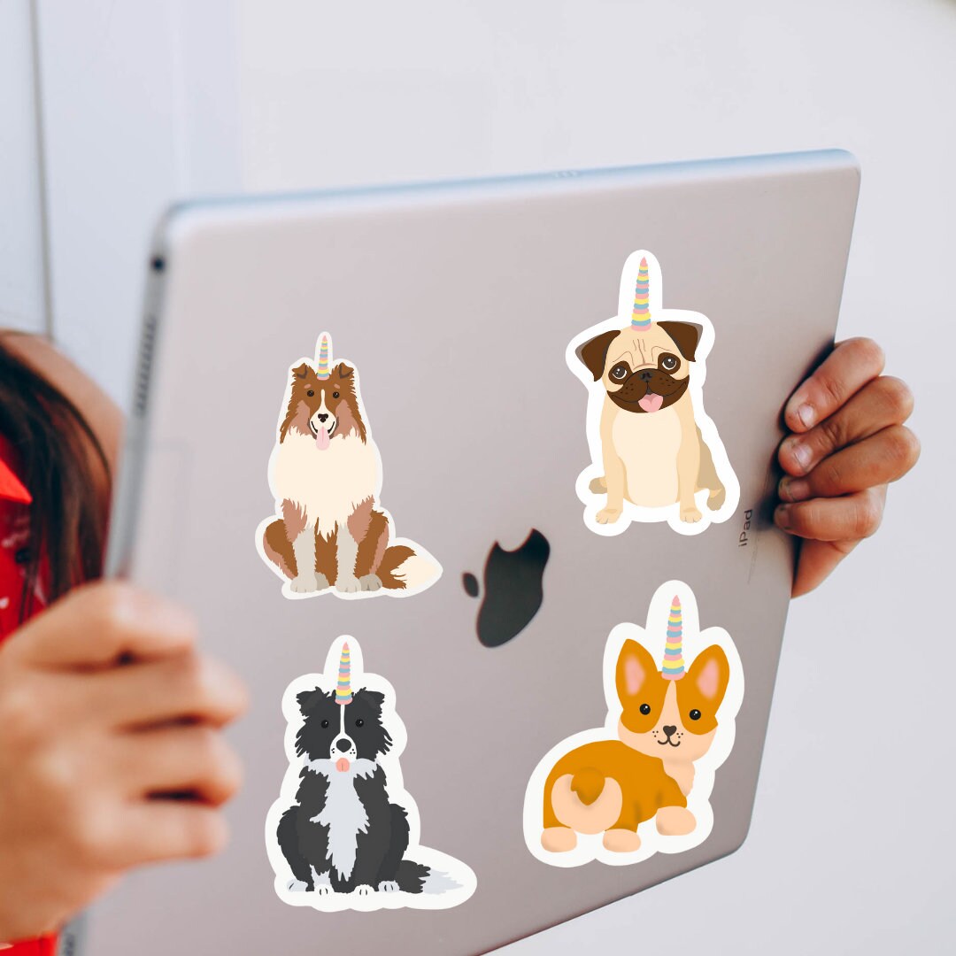 Pug Unicorn Sticker | Pugicorn Sticker | Dog Sticker
