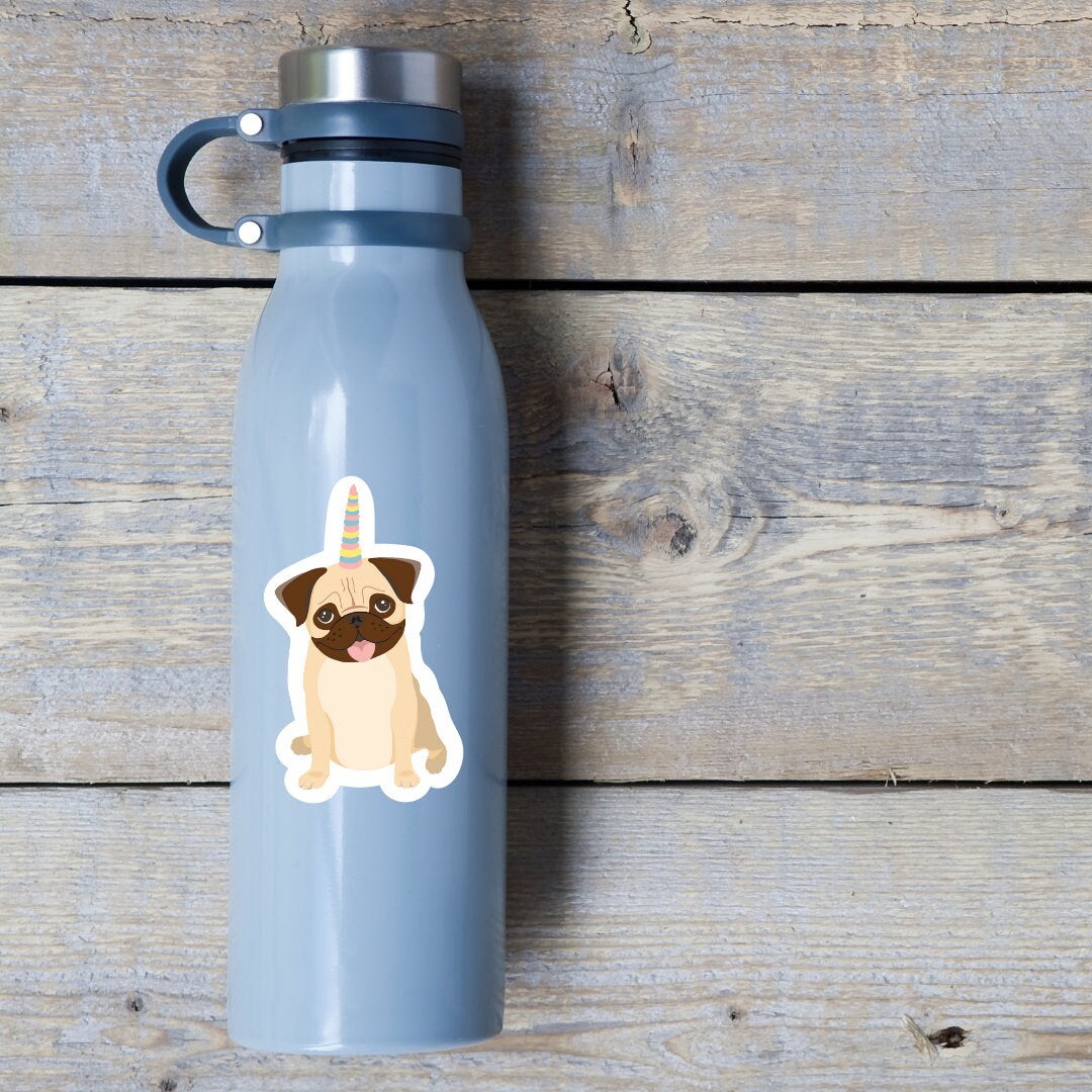 Pug Unicorn Sticker | Pugicorn Sticker | Dog Sticker