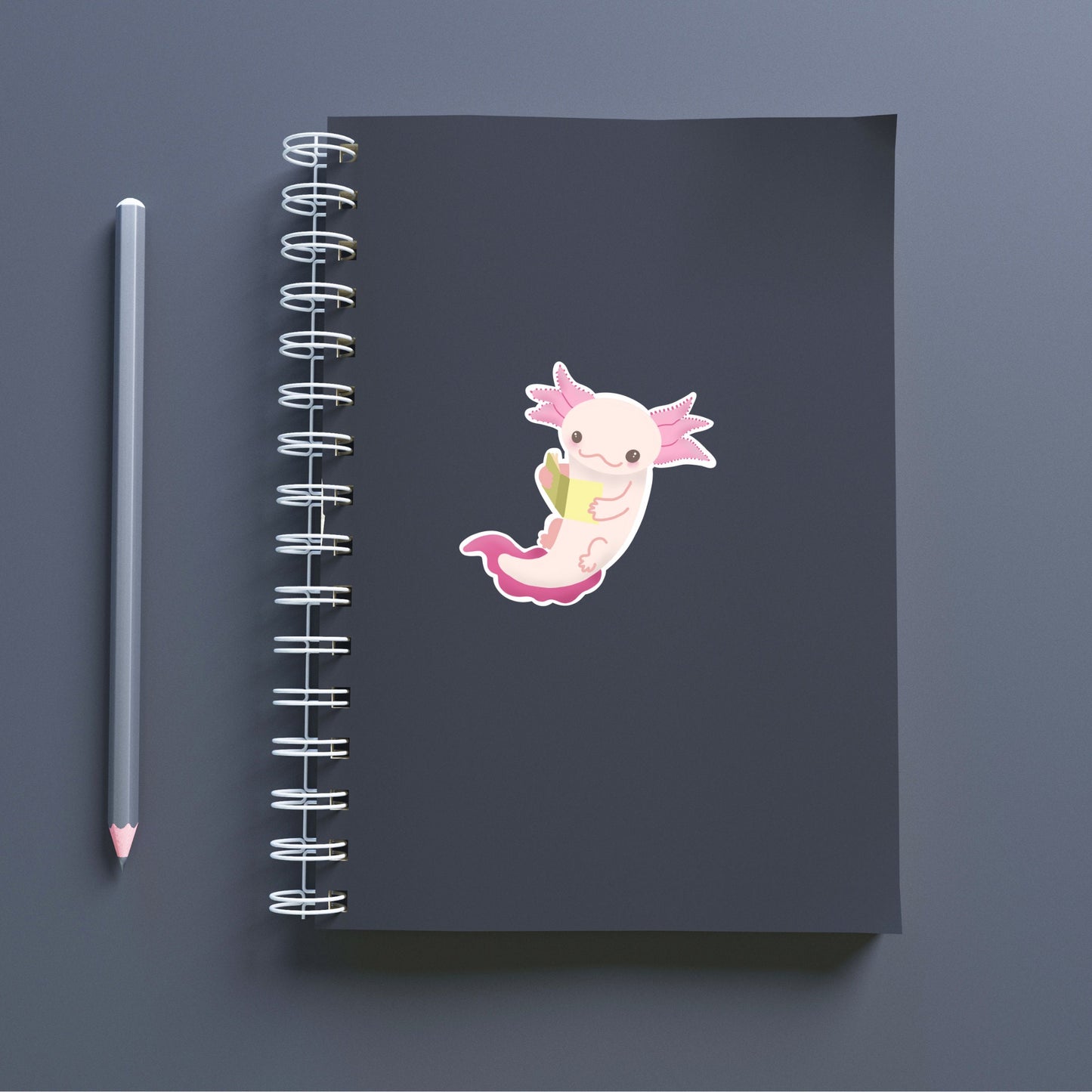 Axolotl Sticker | Pink Axolotl Sticker | Cute Animal Sticker