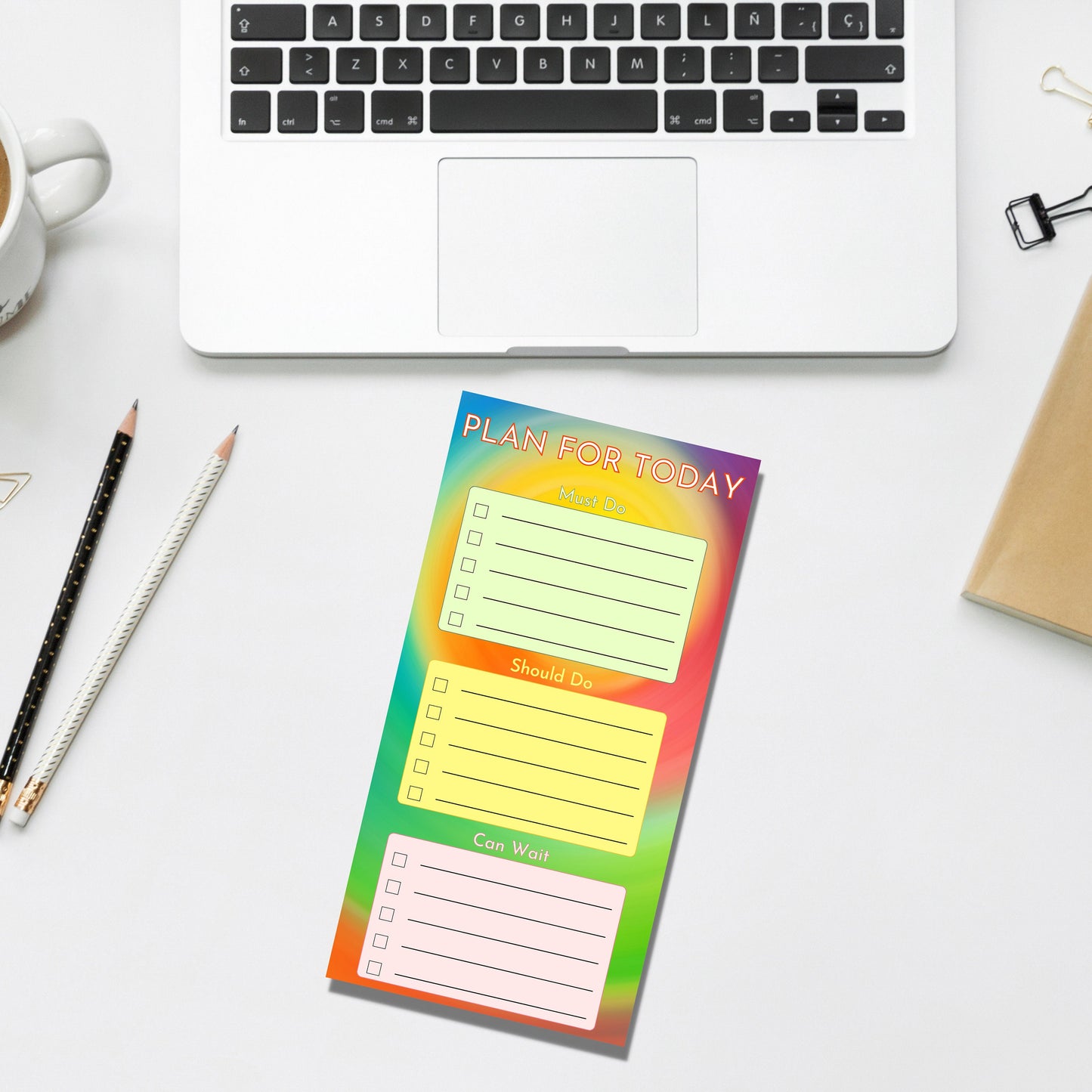 Adhd Planner | Adhd Magnetic Notepad | Simple Adhd Plan For The Day