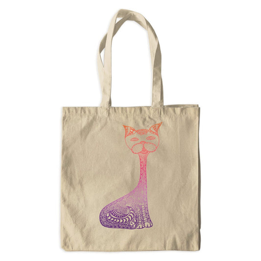 Cat Tote Bag | Rainbow Cat Canvas Tote Bag | Cat Lover Gift | Cat Mom Tote Bag (Copy)