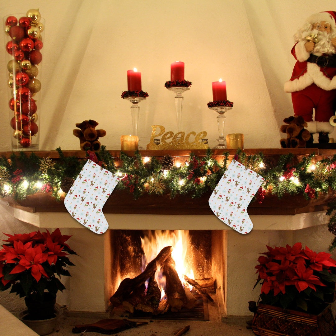 Christmas Stocking | Fireplace Stockings | Nostalgic Xmas Stockings | Snowman Stocking | Reindeer Stocking
