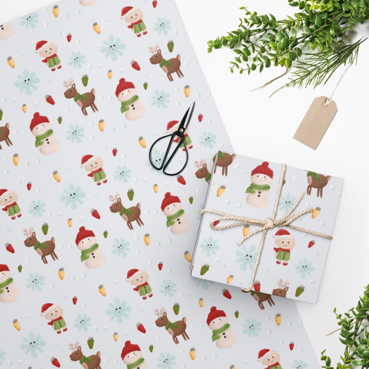 Christmas Wrapping Paper | Nostalgic Christmas Wrapping Paper | Christmas Gift Wrap | Nostalgic Christmas Gift Wrap