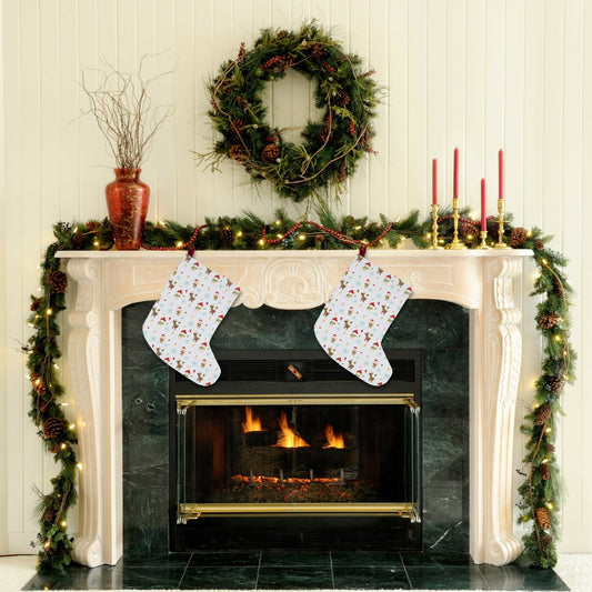 Christmas Stocking | Fireplace Stockings | Nostalgic Xmas Stockings | Snowman Stocking | Reindeer Stocking