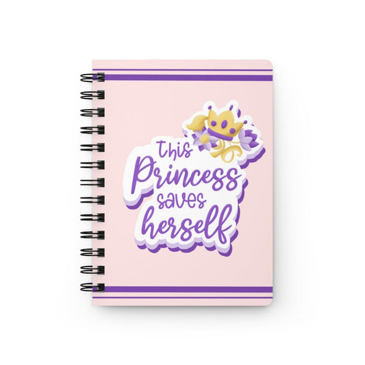 This Princess Saves Herself Journal | Princess Journal | Female Empowerment Journal