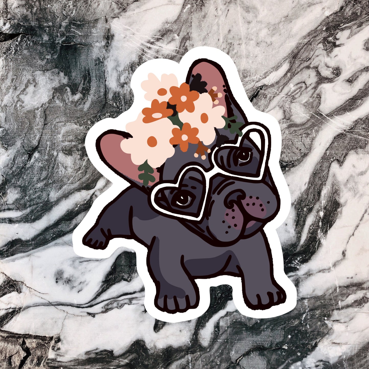 French Bulldog Sticker | Frenchie Sticker | French Bull Dog | French Bulldog Accessories