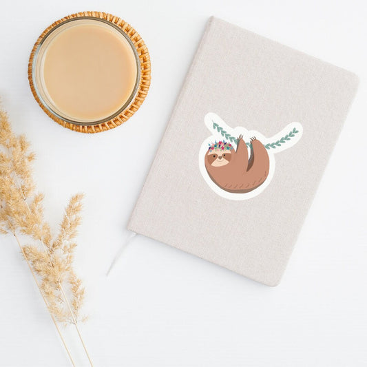 Hanging Sloth Sticker | Sloth Sticker | Sloth Lover Gift