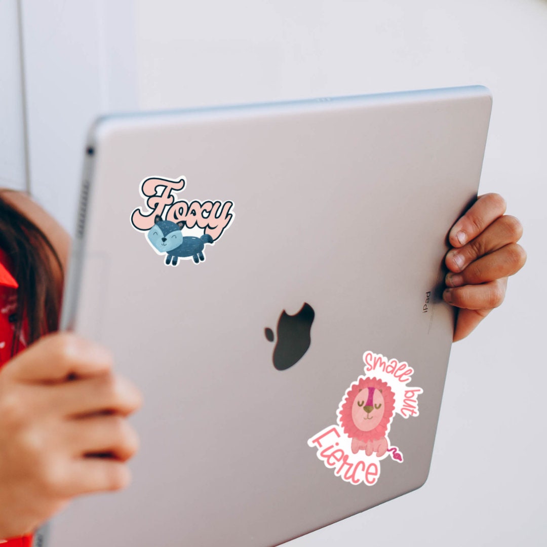 Small But Fierce Sticker | Lion Sticker | Lion Planner Sticker | Lion Laptop Sticker | Pink Lion