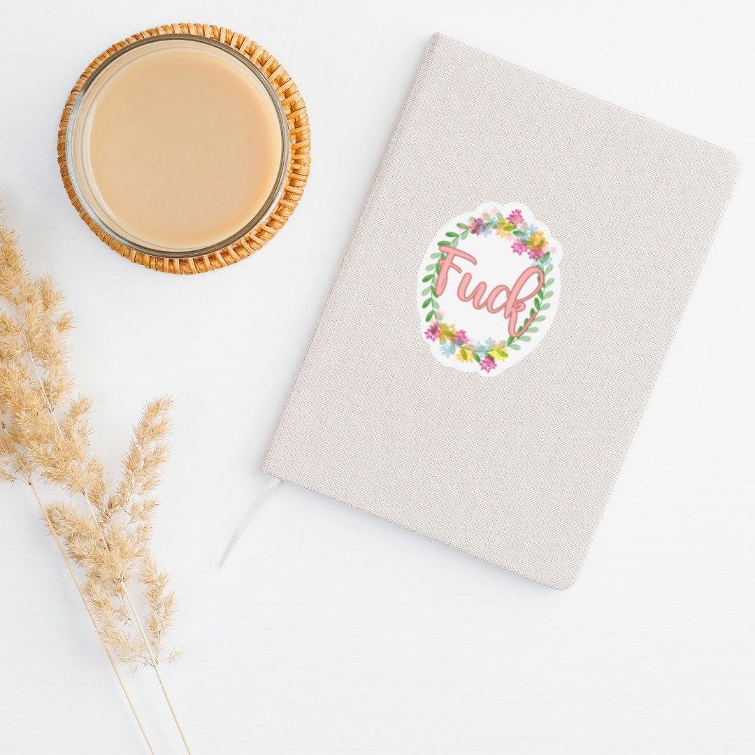 F*ck Floral Sticker | F*ck Sticker |  Curse word Sticker