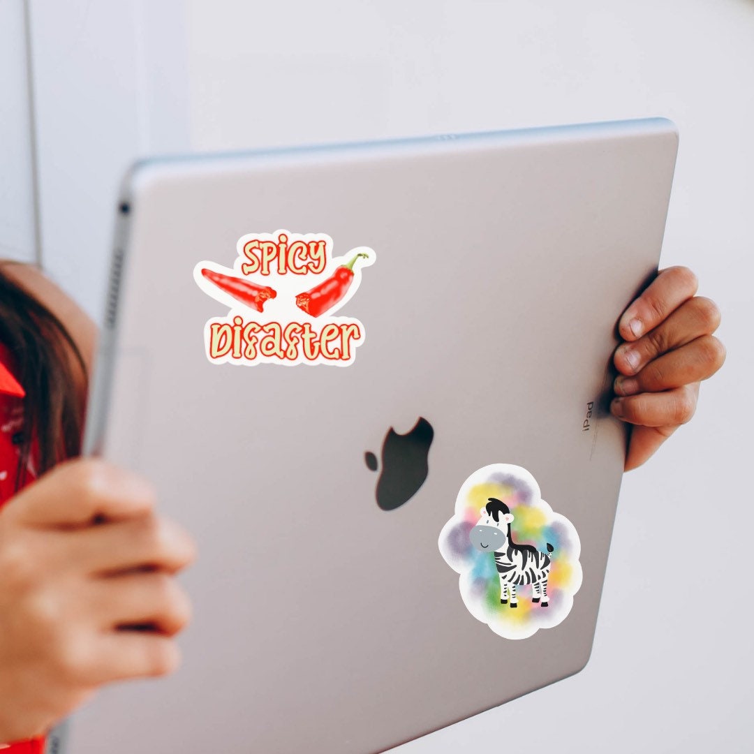 Spicy Disaster Sticker | chili Pepper Sticker |  Hot Mess Sticker