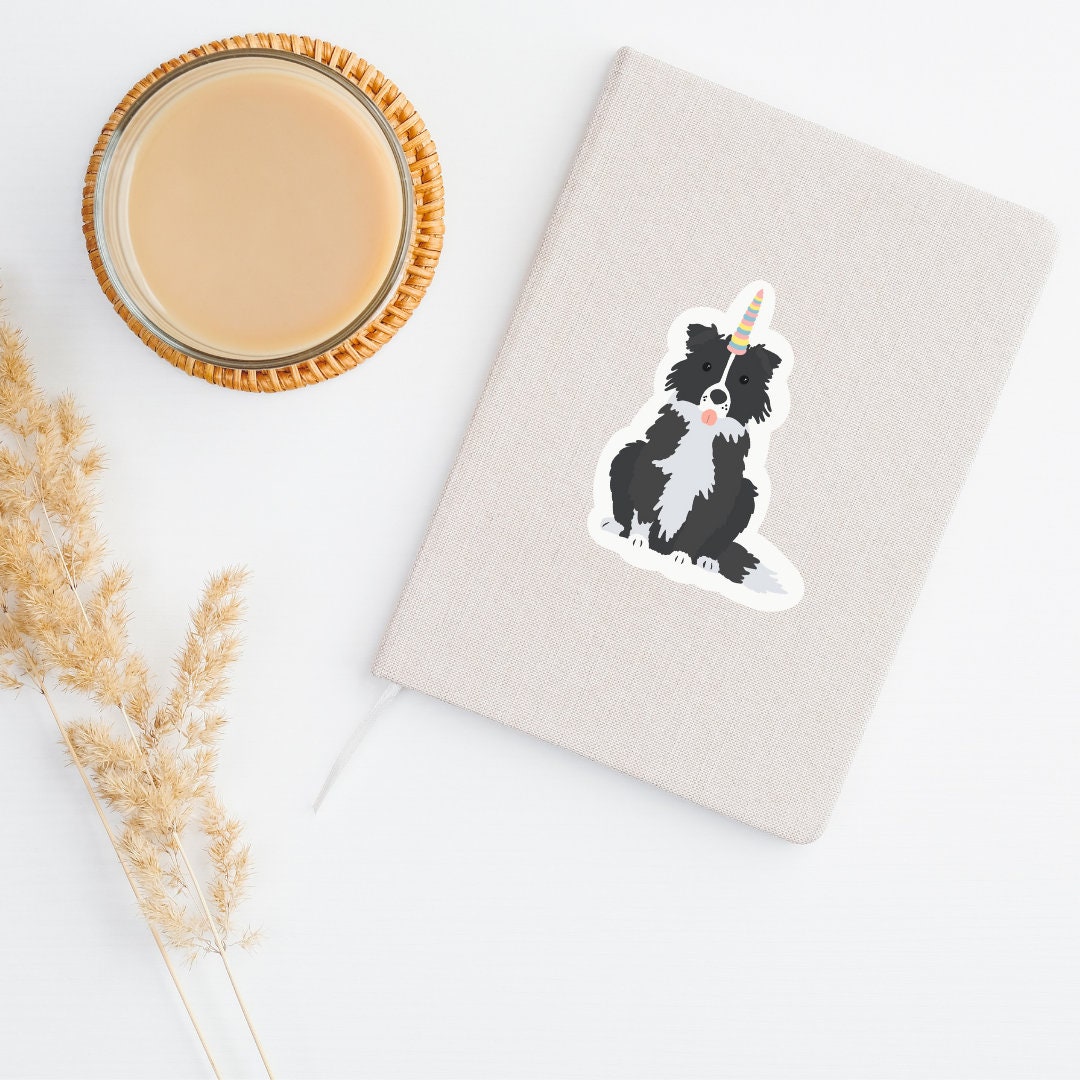 Border Collie Unicorn Sticker | Border Colliecorn Sticker | Border Collie Sticker | Dog Sticker