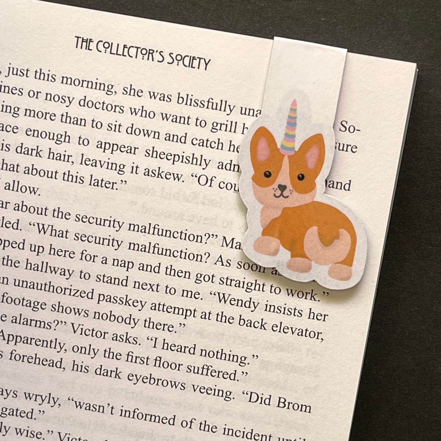 Corgi Unicorn Magnetic Bookmark | Corgicorn Bookmark | Magnetic Bookmark | Corgi Bookmark