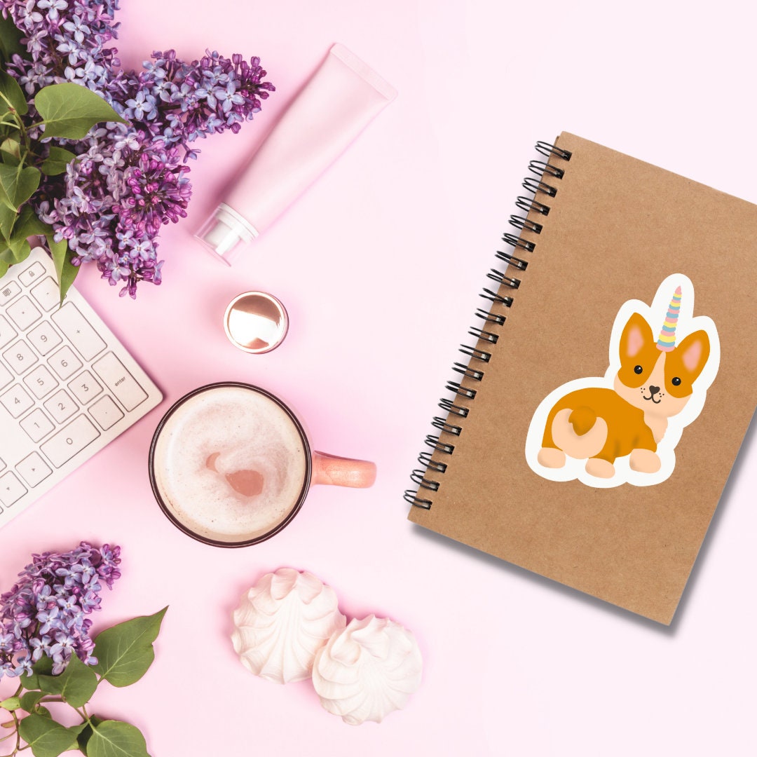 Corgi Unicorn Sticker | Corgicorn Sticker | Corgi Sticker | Dog Sticker