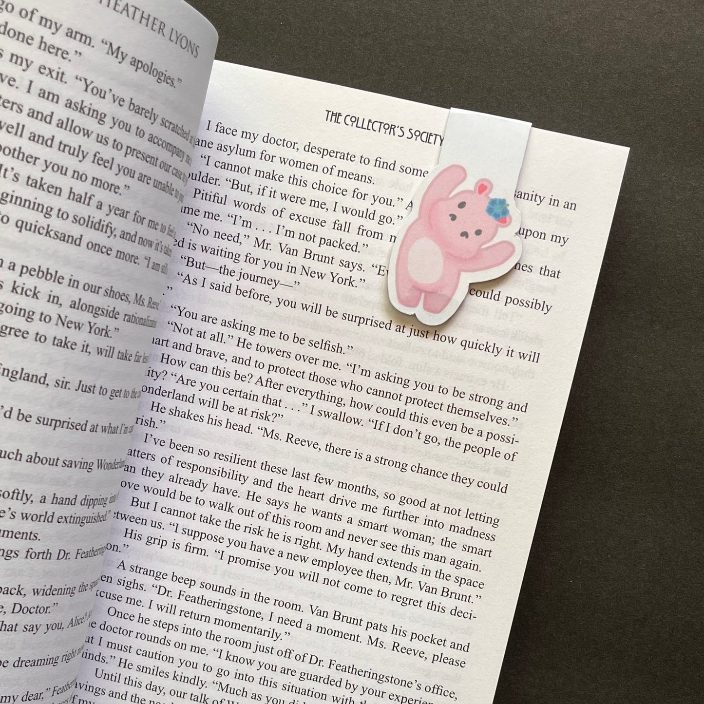 Pink Hippo Magnetic Bookmark | Hippo Magnetic Bookmark | Magnetic Bookmark | Anime Bookmark