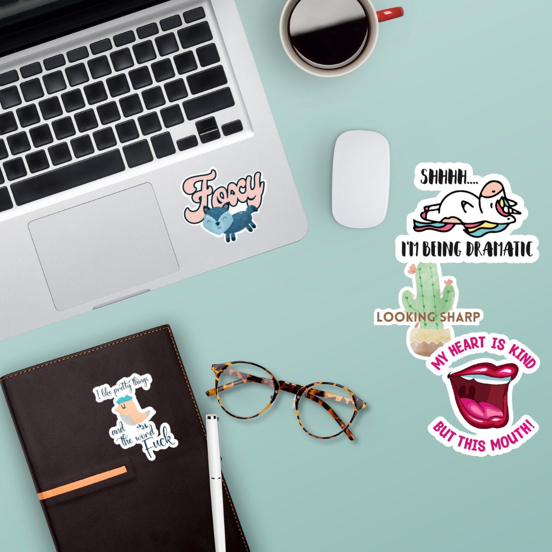 Foxy Sticker | Fox Sticker | Foxy Planner Sticker | Foxy Laptop Sticker | Foxy Water Bottle Sticker