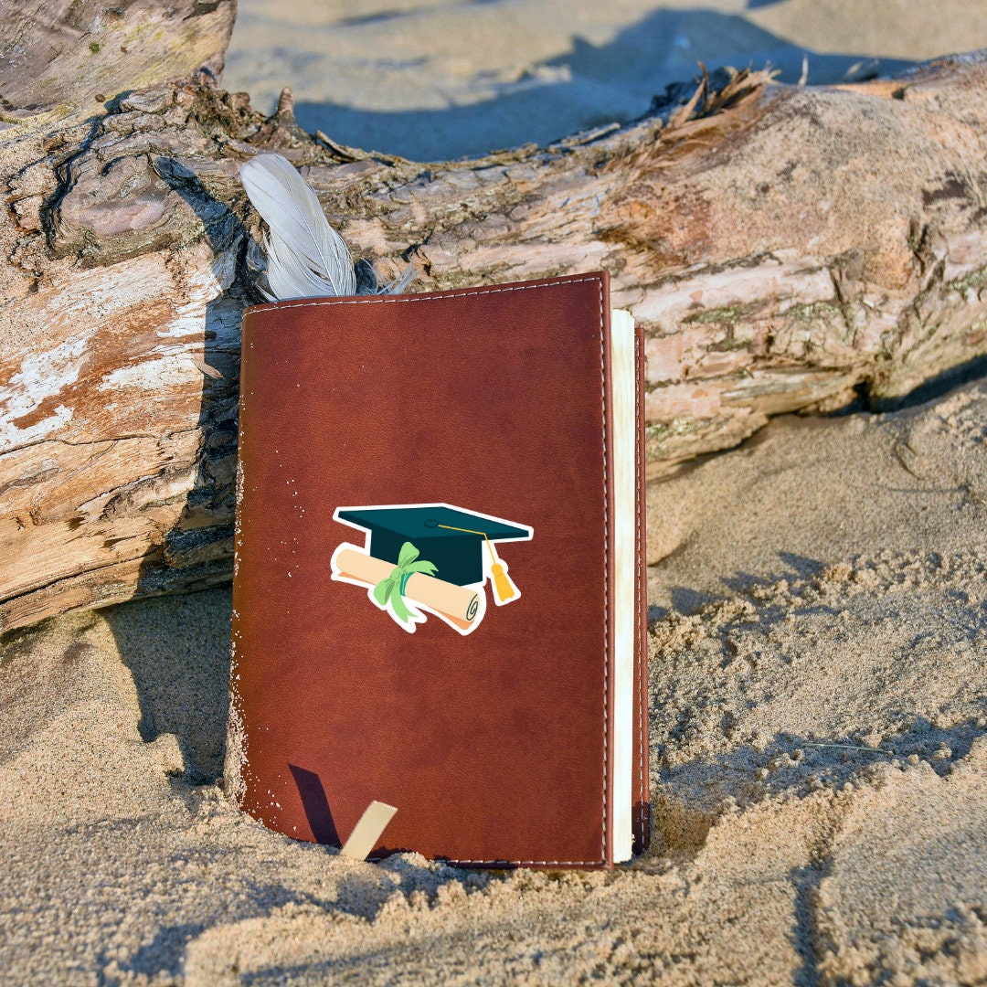 Grad Cap Sticker Graduation Cap Sticker | Grad Cap Sticker | Cap and Diploma Sticker ...