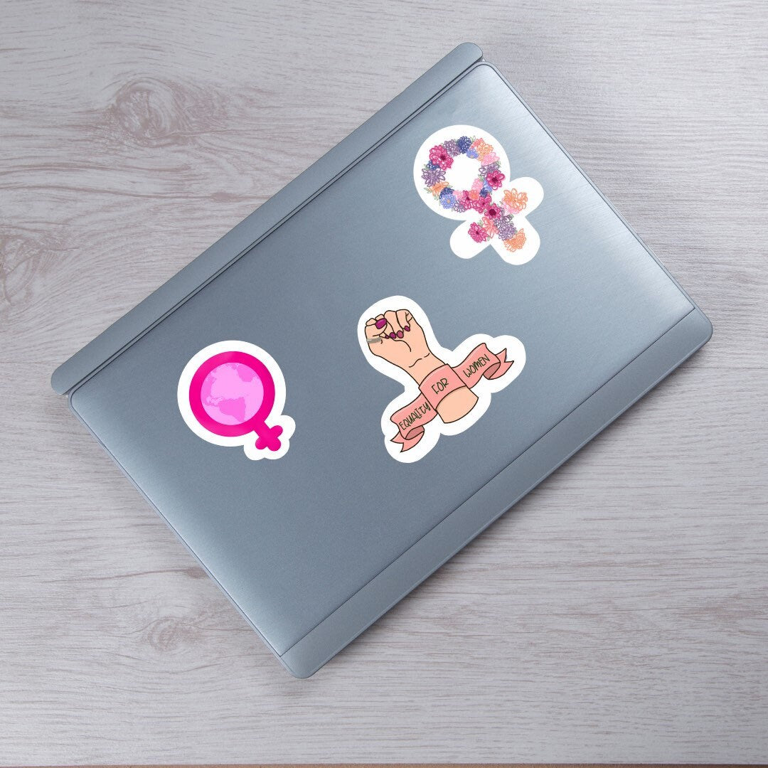 Floral Venus Symbol Sticker | Venus Sticker |  Woman Symbol Sticker