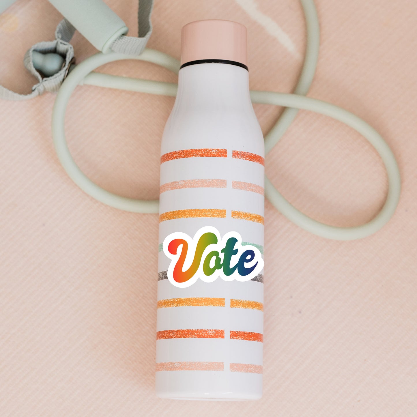 Rainbow Vote Sticker | Vote Sticker | Gay Pride Vote Sticker