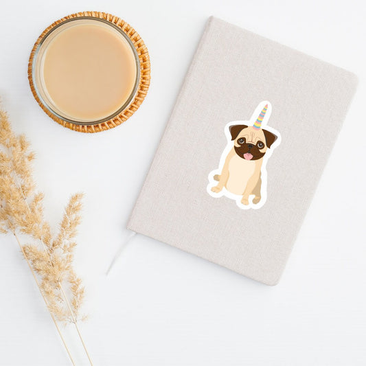 Pug Unicorn Sticker | Pugicorn Sticker | Dog Sticker