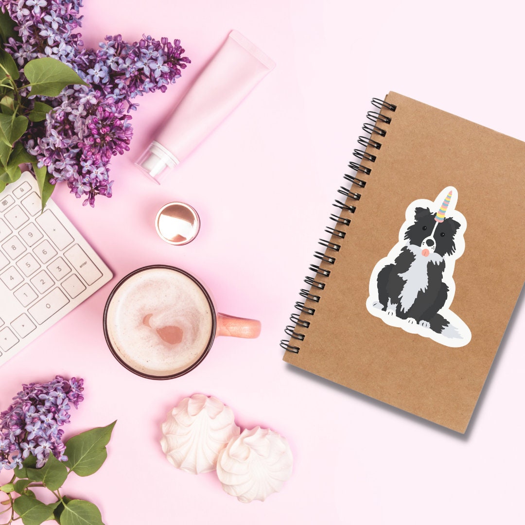 Border Collie Unicorn Sticker | Border Colliecorn Sticker | Border Collie Sticker | Dog Sticker