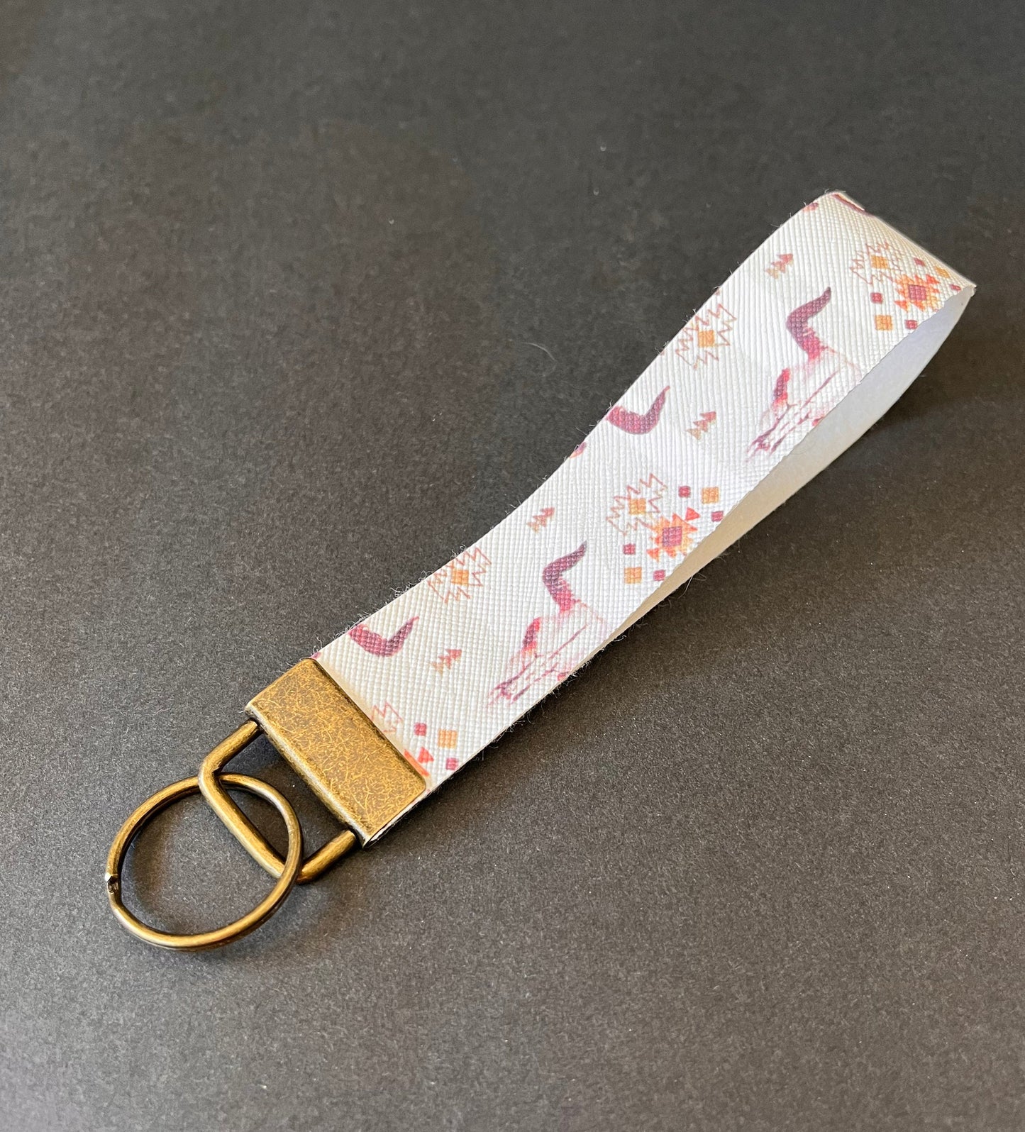 Southwestern Bull Wristlet | Bull Wristlet | Southwestern Key Holder