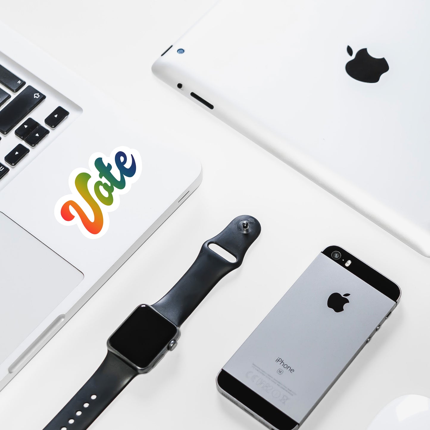 Rainbow Vote Sticker | Vote Sticker | Gay Pride Vote Sticker