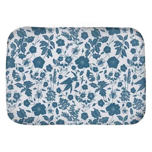 Poison Floral Bath Mat | Deadly Beauty Bath Mat | Dangerous Flowers