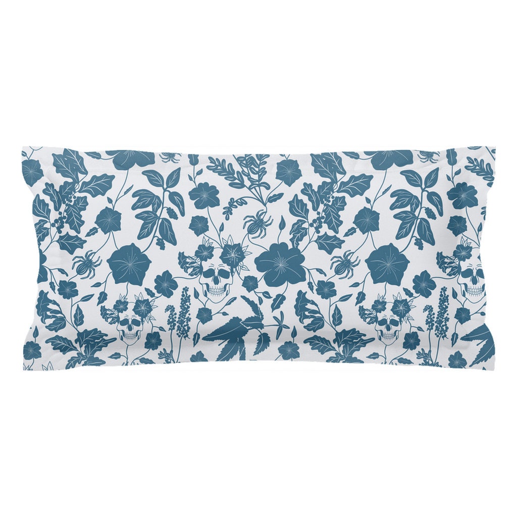 Poison Floral Pillow Shams | Deadly Beauty Pillow Shams | Dangerous Flowers