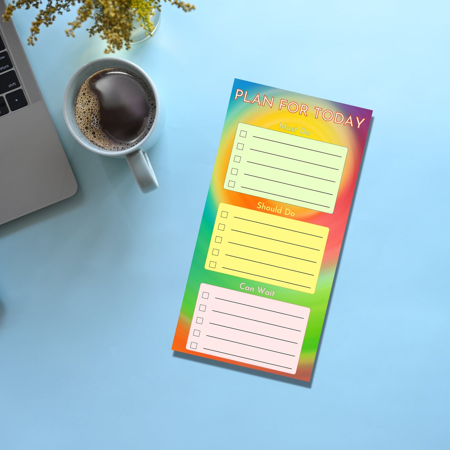 Adhd Planner | Adhd Magnetic Notepad | Simple Adhd Plan For The Day