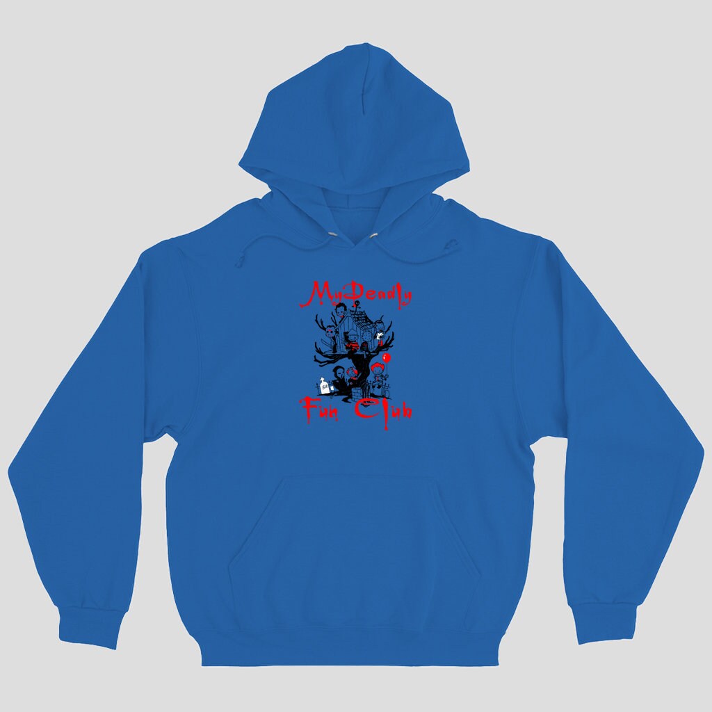 Halloween Hoodie | My Deadly Fun Club Hoodie | Horror Movie Pullover Hoodie