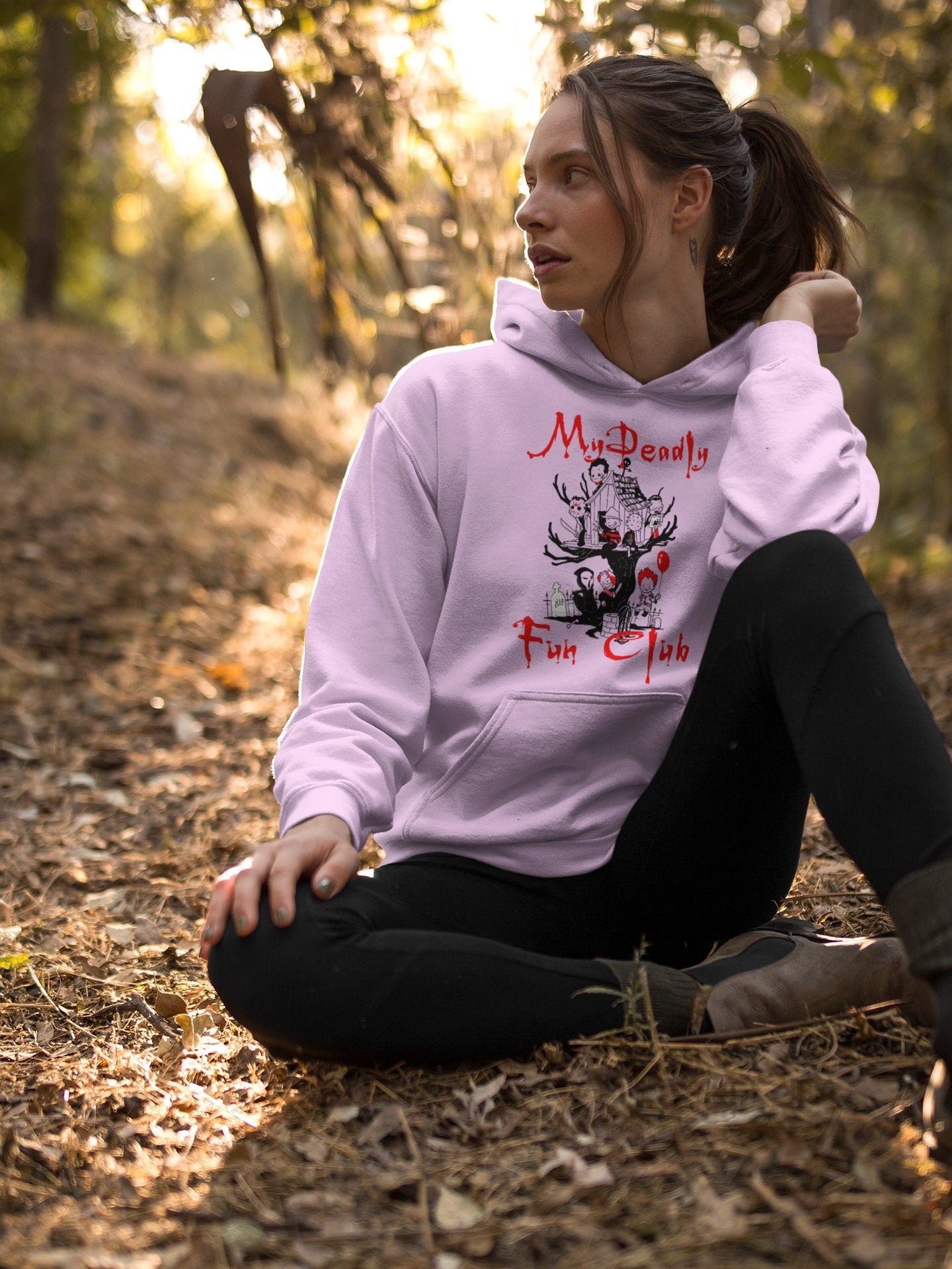 Halloween Hoodie | Deadly Fun Club Hoodie | Horror Movie Hoodie