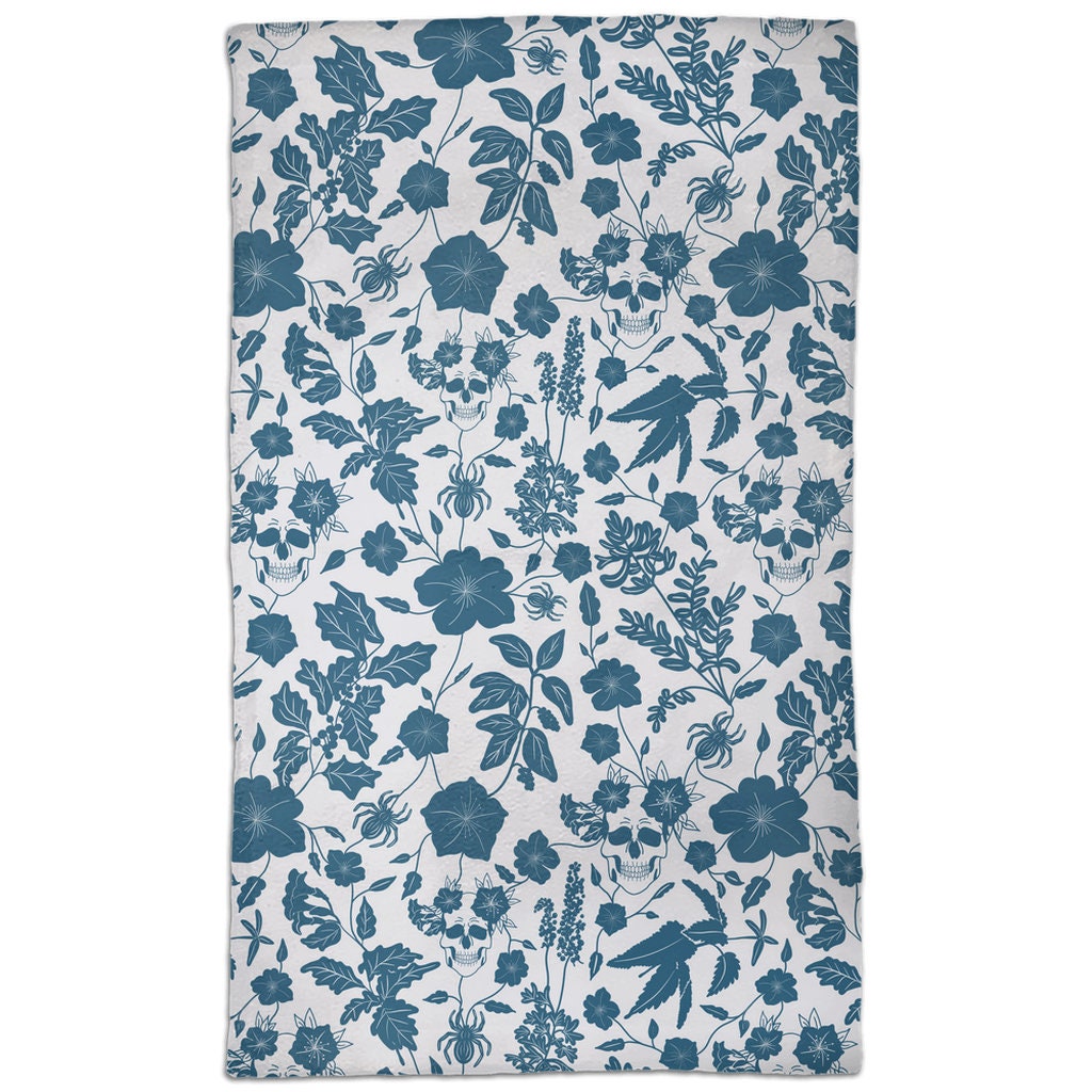 Poison Floral Hand Towels | Deadly Beauty Hand Towels | Dangerous Flowers