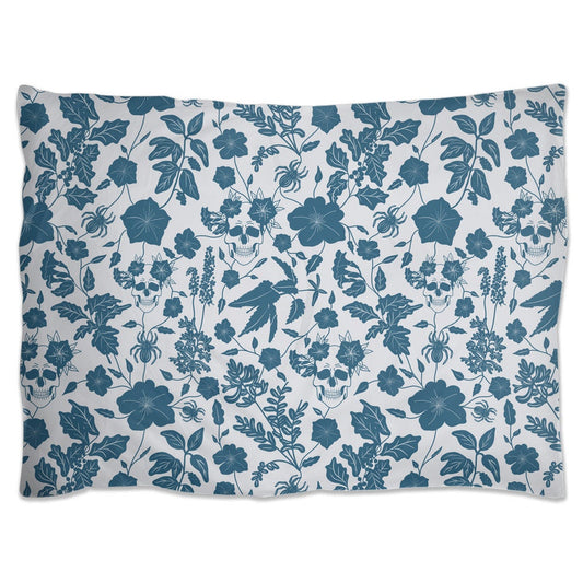 Poison Floral Pillow Shams | Deadly Beauty Pillow Shams | Dangerous Flowers