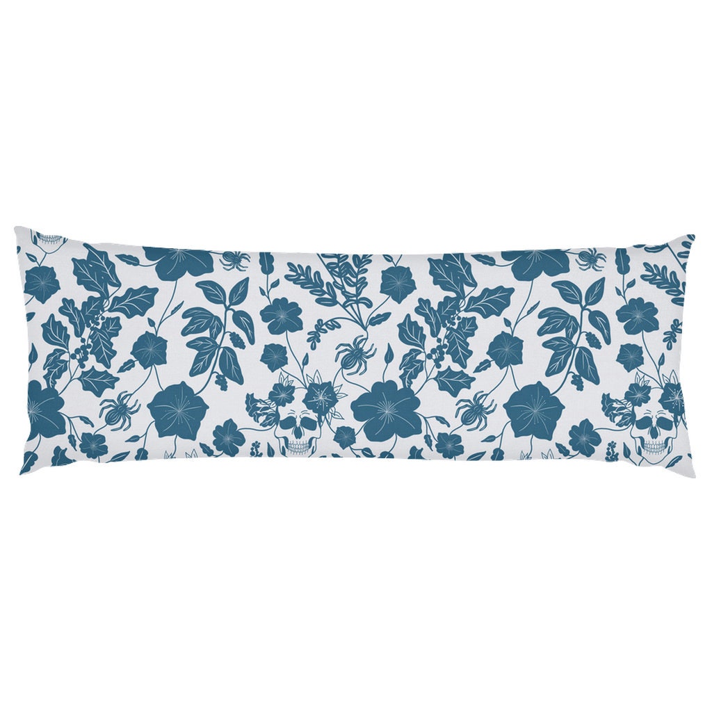 Poison Floral Body Pillow | Deadly Beauty Body Pillow | Dangerous Flowers