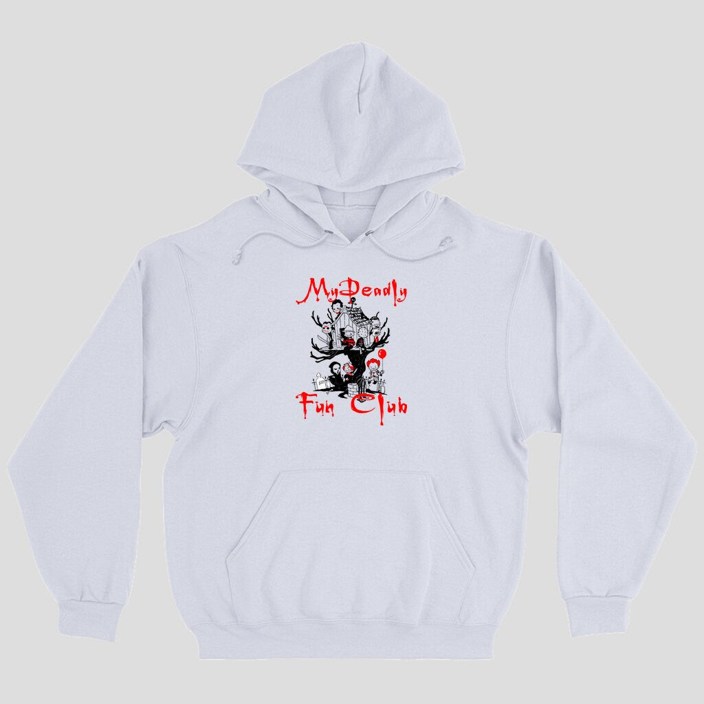 Halloween Hoodie | My Deadly Fun Club Hoodie | Horror Movie Pullover Hoodie