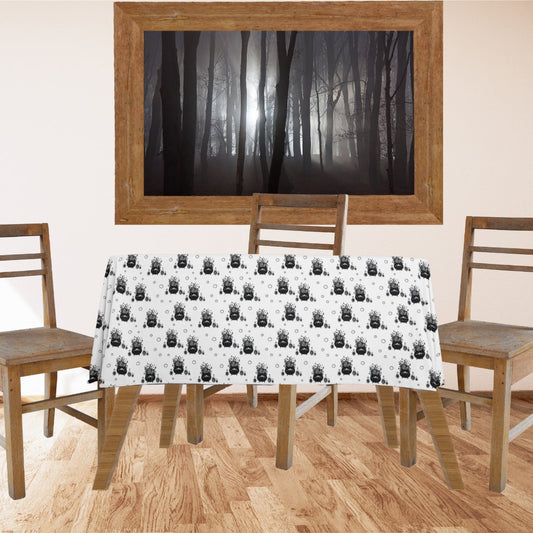 Halloween Kitchen Decor Tablecloth | Halloween Table Decor | Couldron Tablecloth