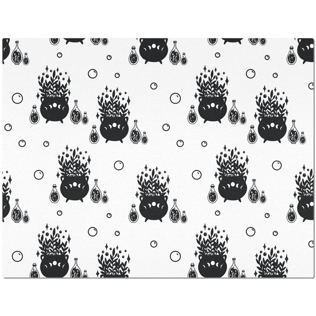 Halloween Table Decor Placemats | Halloween Kitchen Decor Placemats | Cauldron Mat