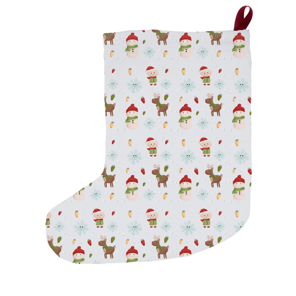 Christmas Stocking | Fireplace Stockings | Nostalgic Xmas Stockings | Snowman Stocking | Reindeer Stocking